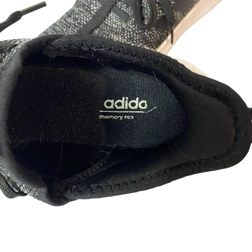 Adidas Cloudfoam‎ Pure Running Shoes Black DB0694 Low Top Lace Up Women's 6.5